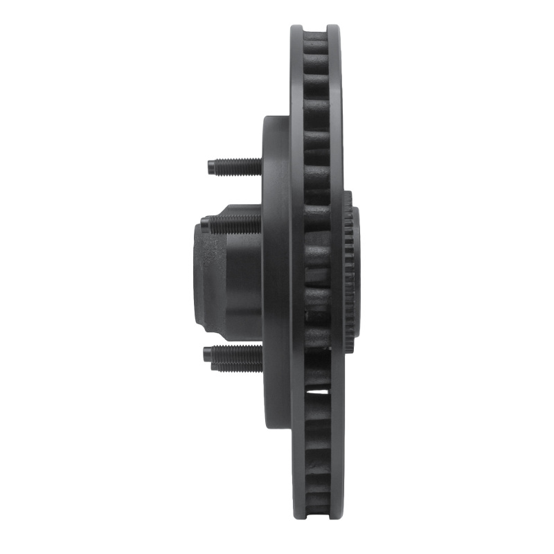 Ford Expedition Brake Rotor (1) - Front Left - R1 Concepts - Drilled & Slotted - Black - `97-`00